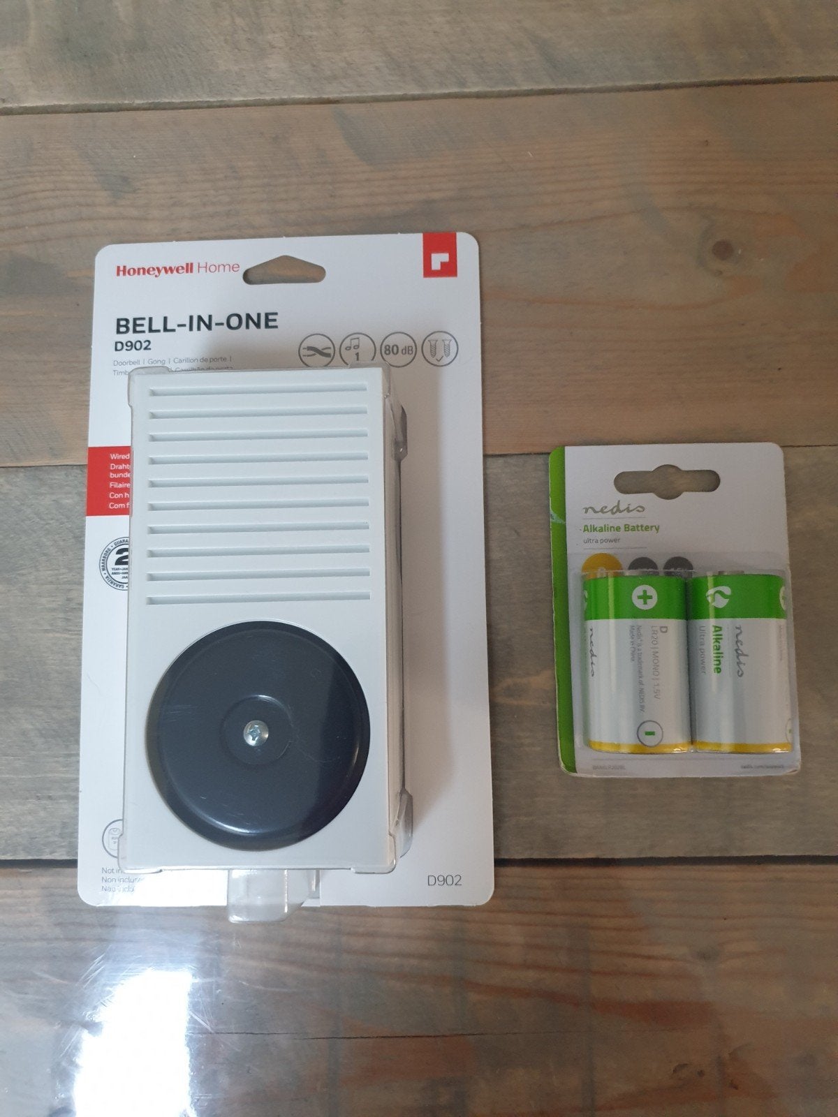Deurgong met batterijen, Ophalen