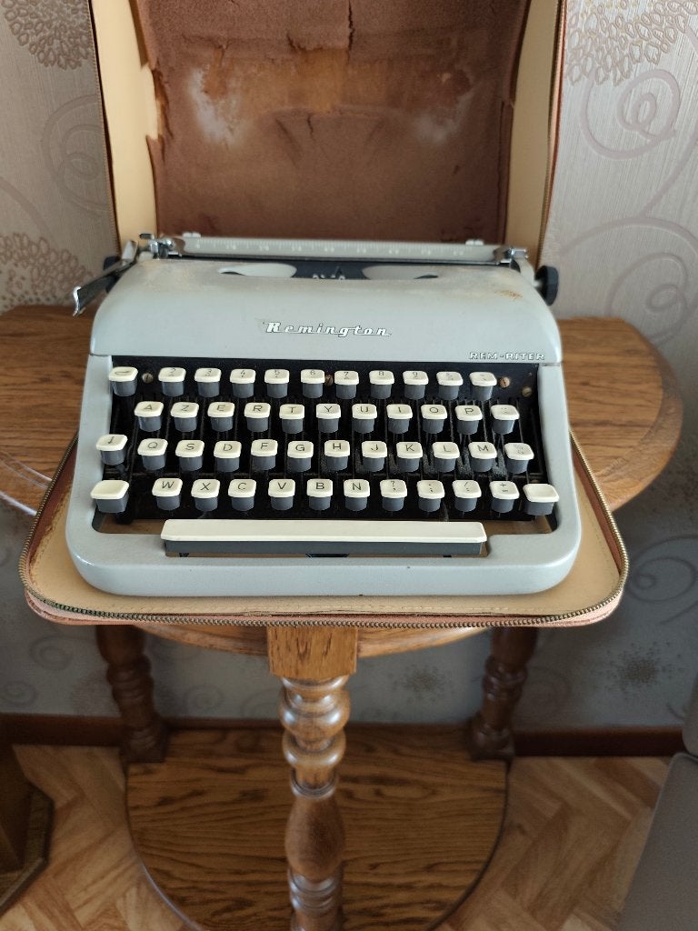 vintage remington rem-riter typemachine, Ophalen of Verzenden, Gebruikt