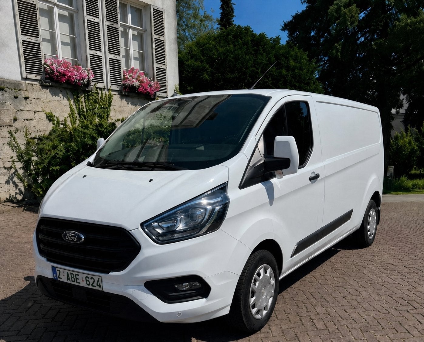 Ford Transit Custom  L2 2.0 TDCI 170pk 2022 10.900Hors tva, Autos, Camionnettes & Utilitaires, Entreprise, ABS, Régulateur de distance