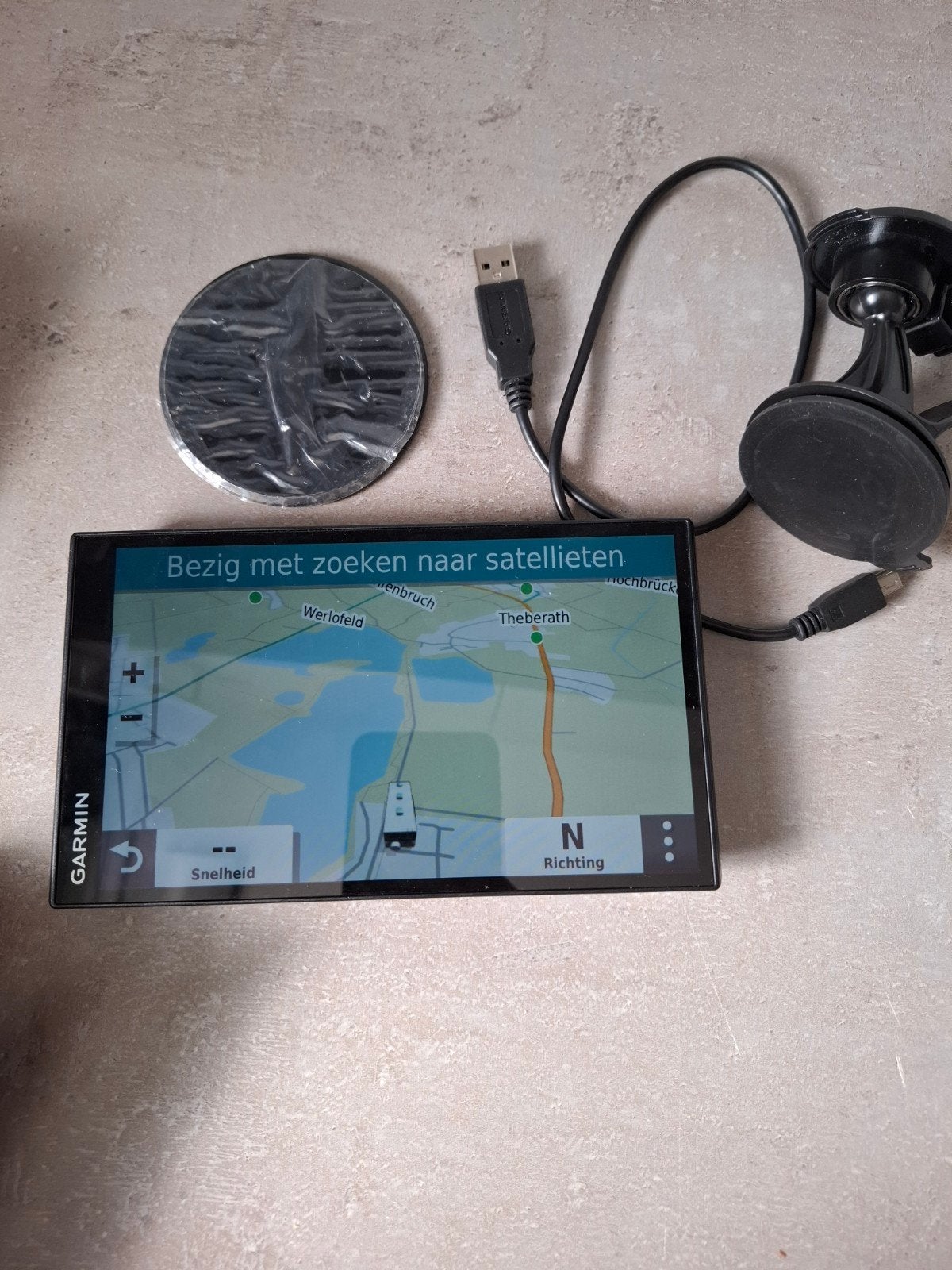 Garmin 780 camper, Ophalen