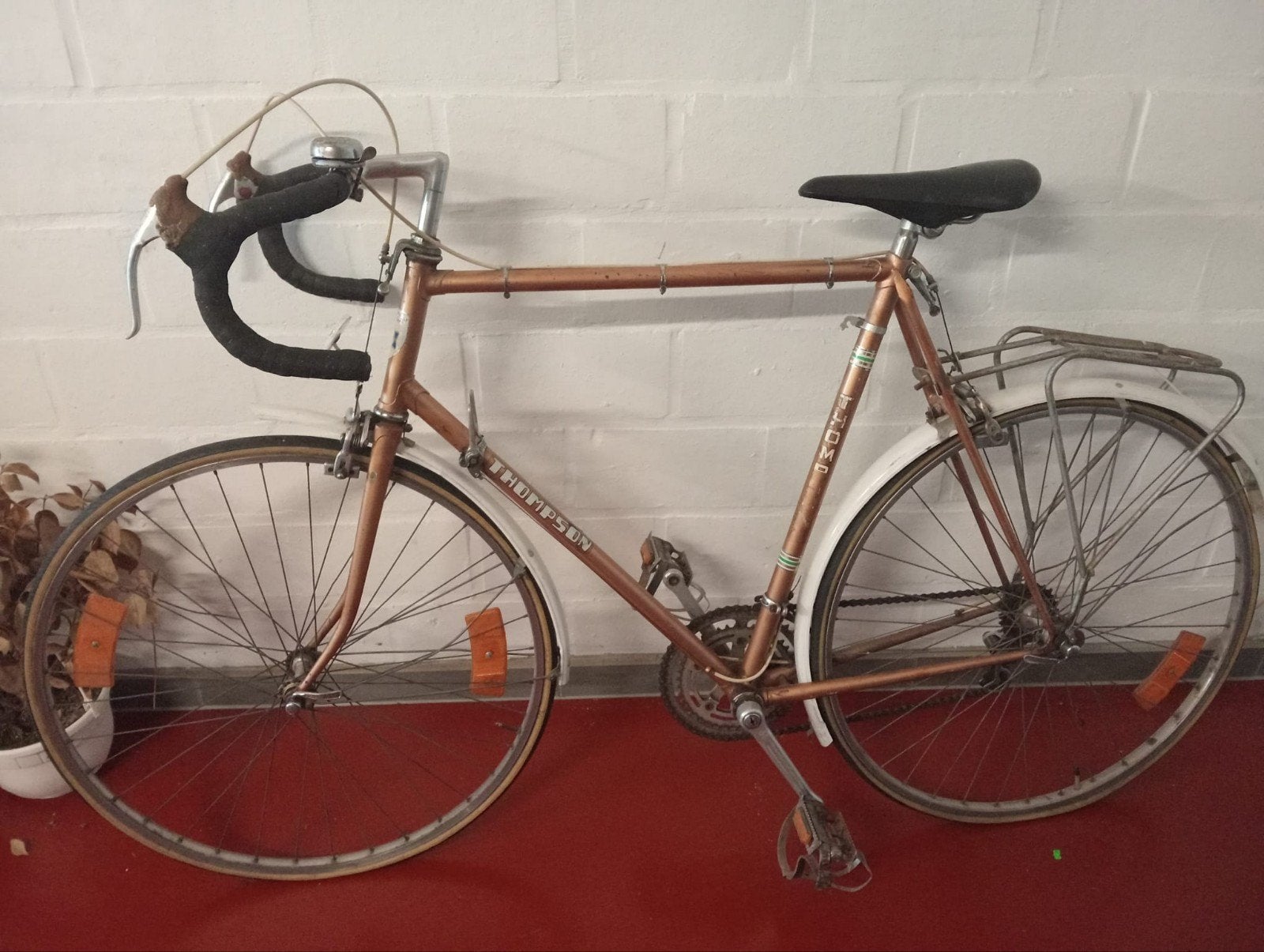 Oldtimer thompson koersfiets, Fietsen en Brommers, Ophalen
