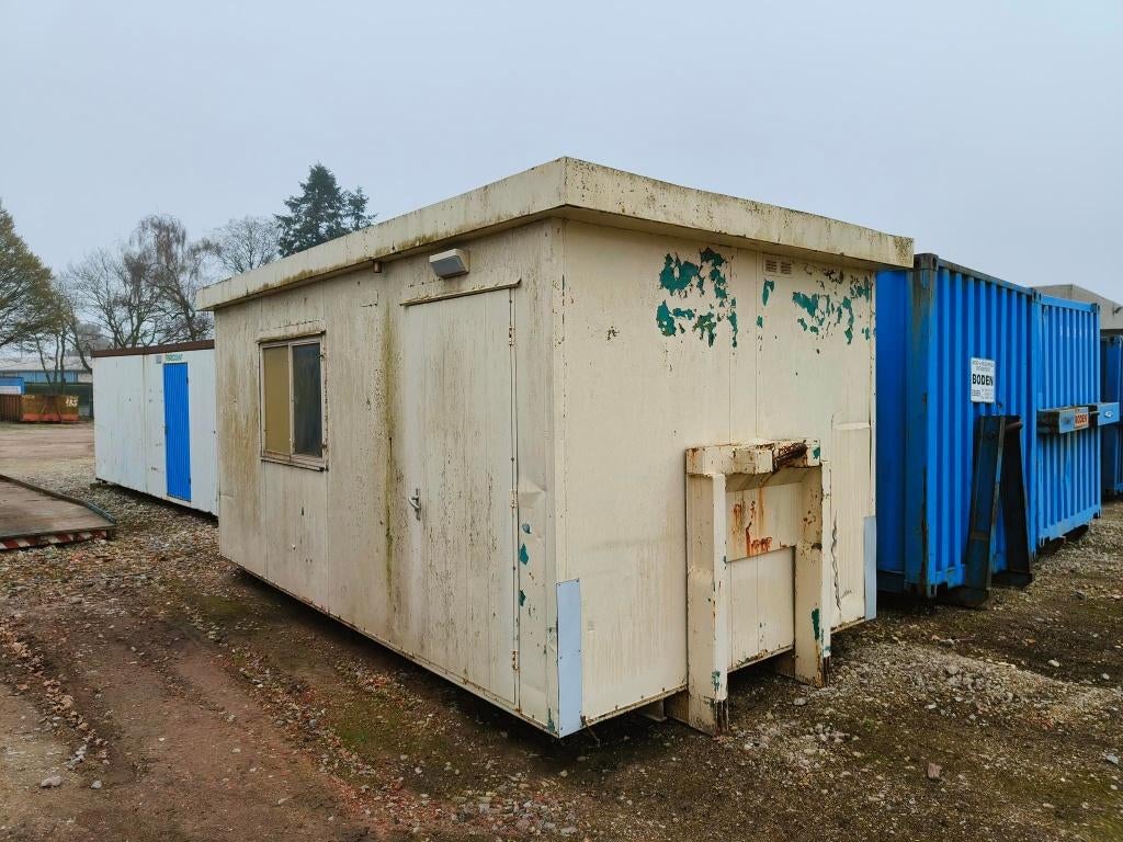 Werfkeet schaftkeet containerhaak containerslede, Enlèvement