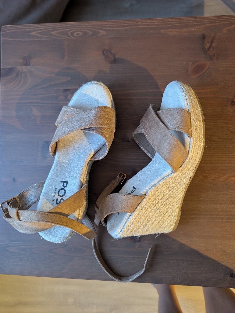 Sandales compensées, Neuf, Espadrilles, Enlèvement ou Envoi, Beige