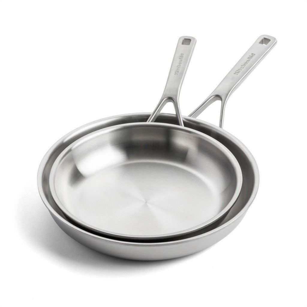 KItchenAid multiply pannenset 24cm + 28cm, Huis en Inrichting, Inox, Nieuw, Pannenset, Ophalen of Verzenden