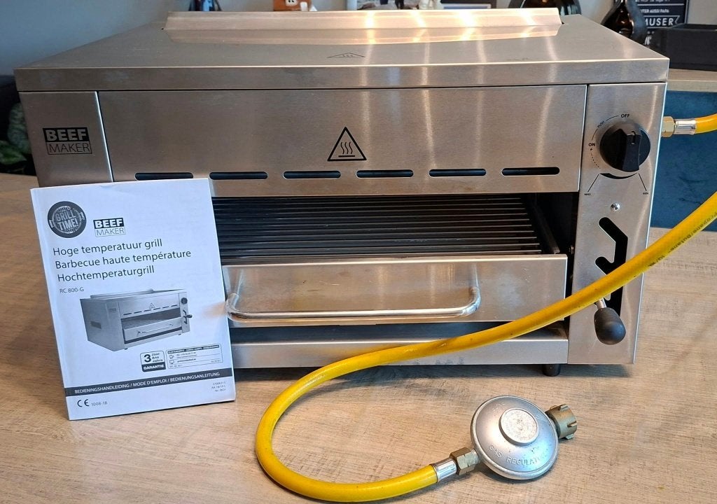Grill haute température Beef Maker RC 800-G, Gaz, Comme neuf, Enlèvement, 3 zones de cuisson ou moins