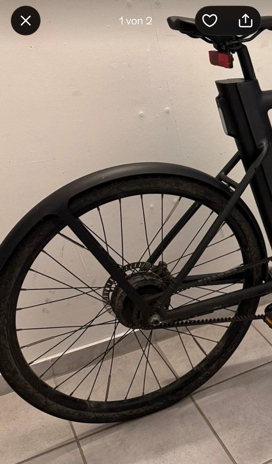 Cowboy C3 roue arriere incl calibration torque sensor, Enlèvement, Utilisé, Roue