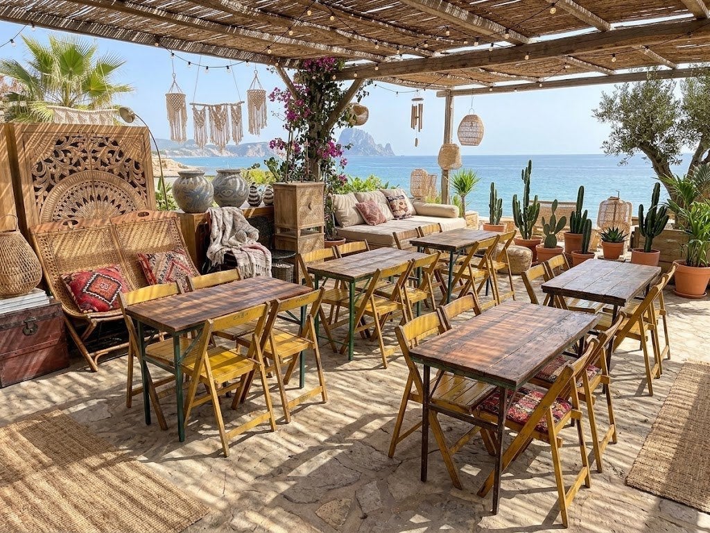 8 Oude inklapbare Cafe tafels/bistrotafels/eettafels India, Tuin en Terras, Ophalen, Gebruikt, Rechthoekig, Metaal