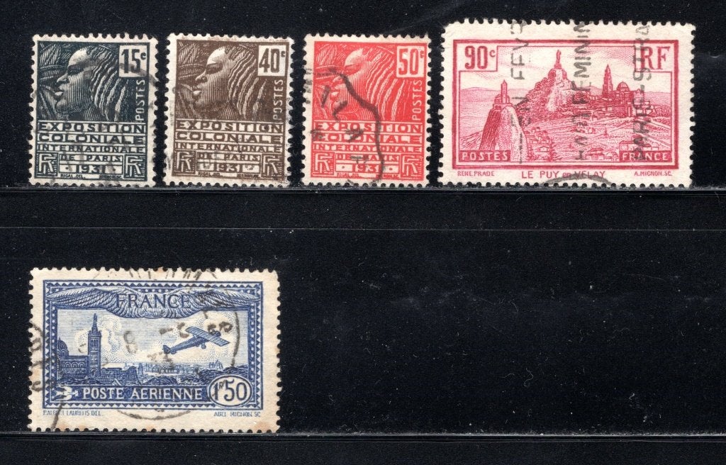FRANCE Lot 1931 timbré, Envoi, Affranchi