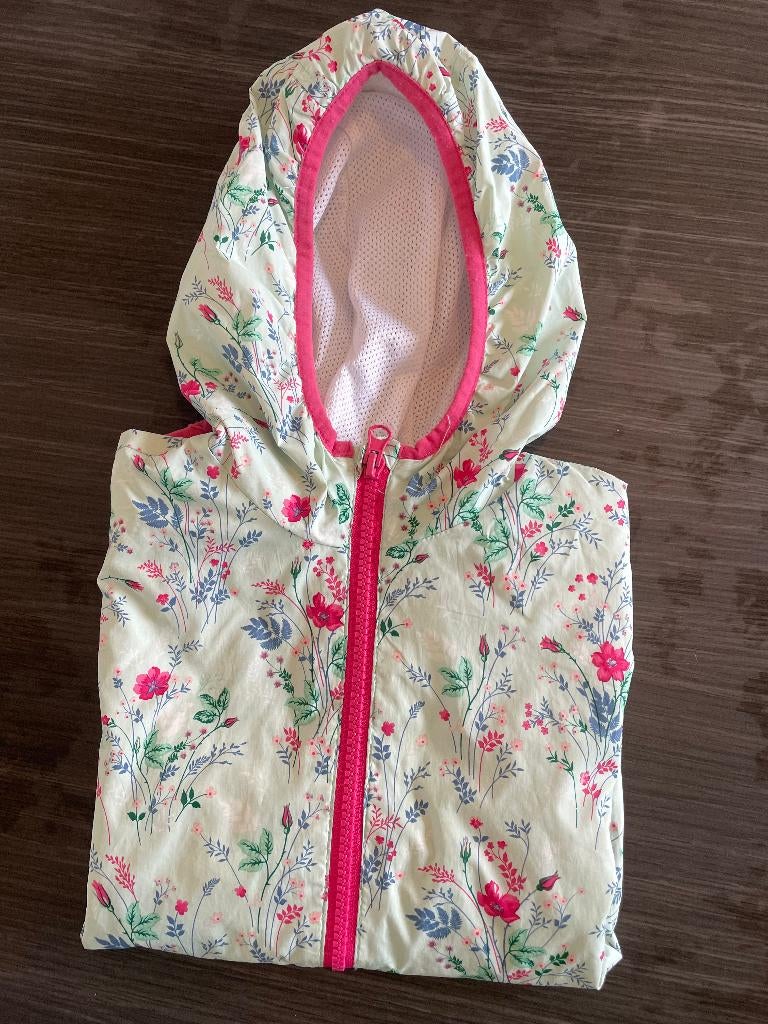 Lichte jas met bloemen, Kinderen en Baby's, Kinderkleding | Maat 128, Gebruikt, C&A, Meisje, Ophalen of Verzenden