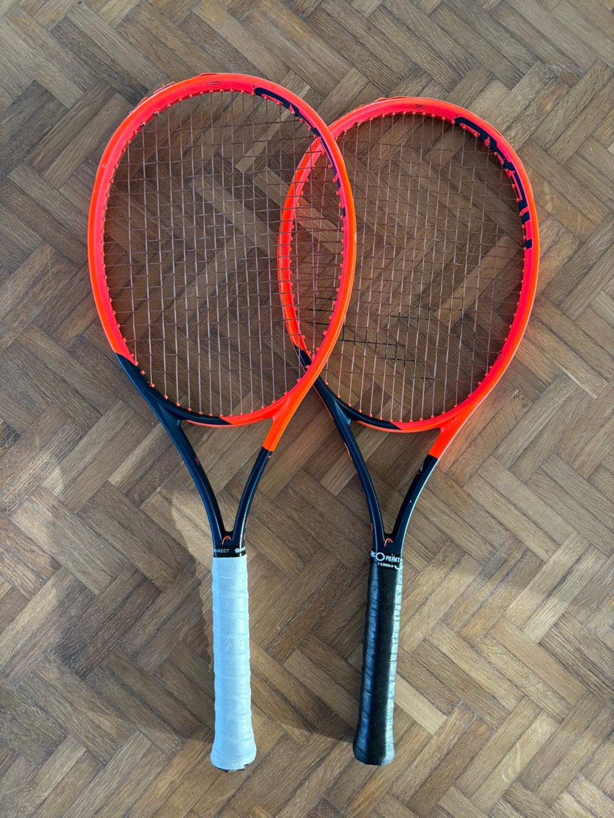 Twee identieke tennisrackets Head Radical, Sports & Fitness, Raquette, L1, Enlèvement, Utilisé