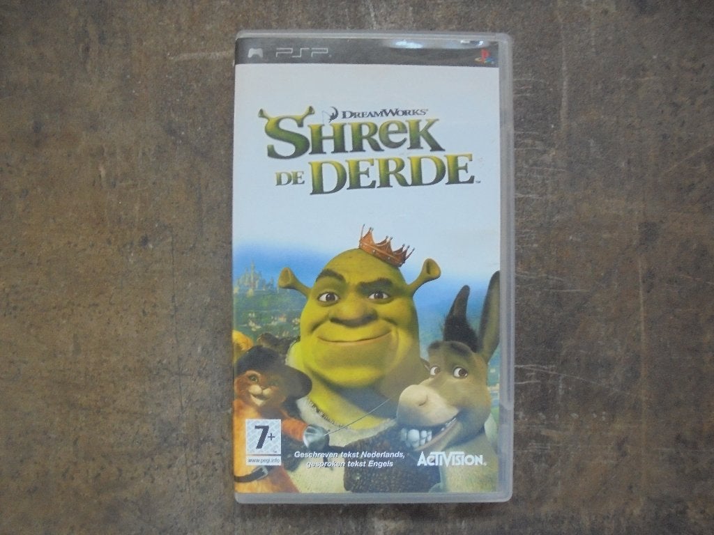 Shrek De Derde voor PSP (zie foto's), Games en Spelcomputers, Games | Sony PlayStation Portable, Avontuur en Actie, Gebruikt, 1 speler