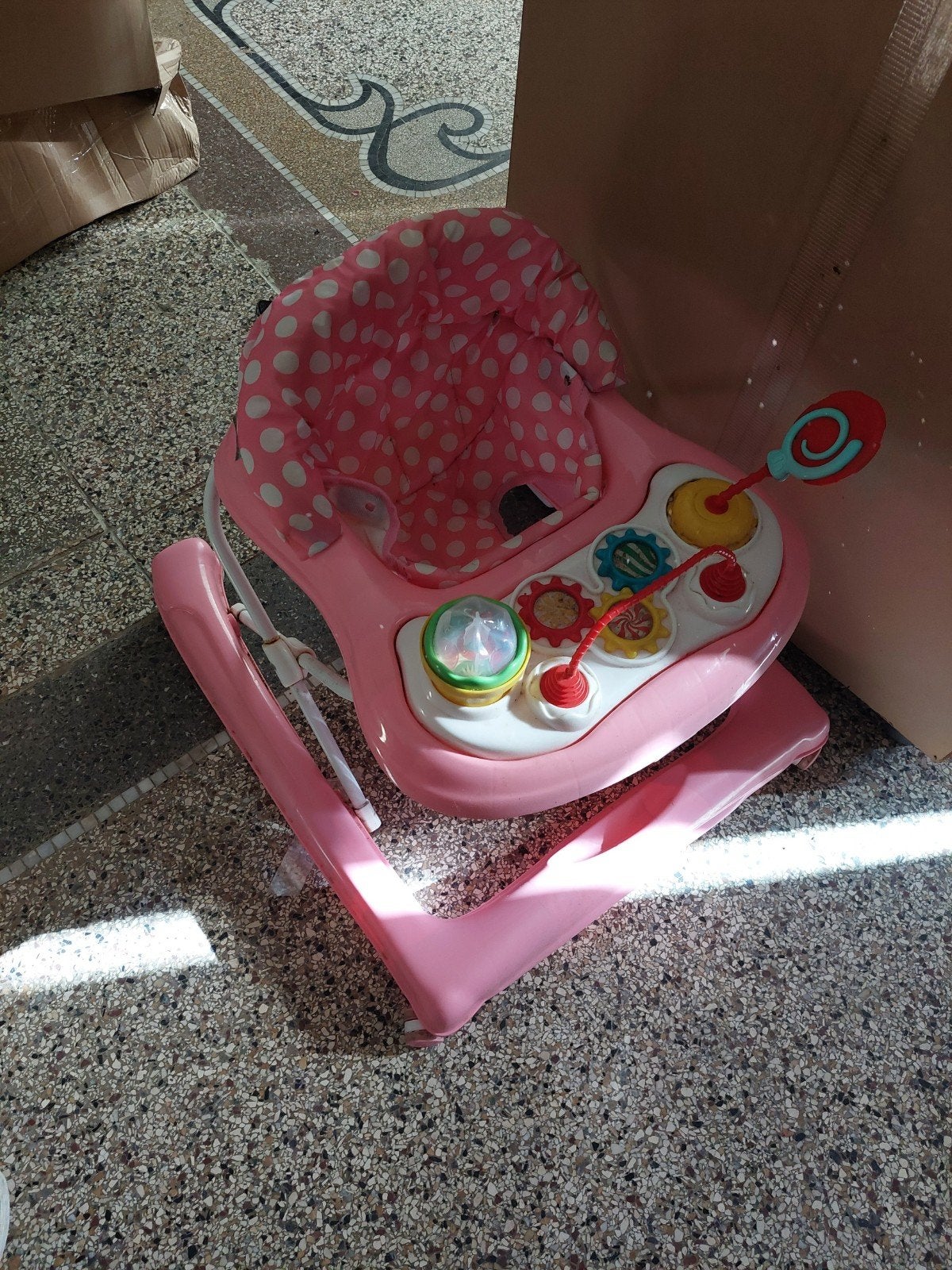 Baby loop wagentje, Ophalen
