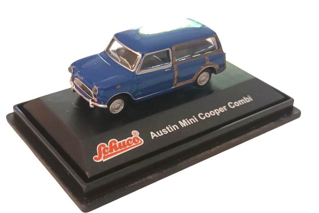 Mini Traveller blauw Schuco Junior line., Ophalen of Verzenden, Zo goed als nieuw, Auto