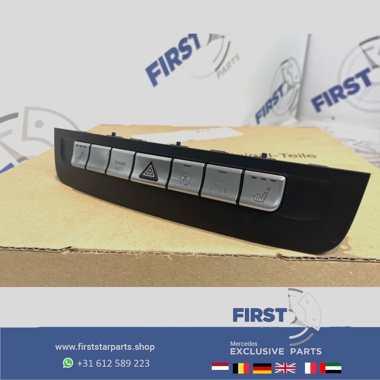 A2469058102 radio knoppen alarmlicht schakelaar Mercedes A B, Autos : Pièces & Accessoires, Utilisé, -, -, Enlèvement ou Envoi