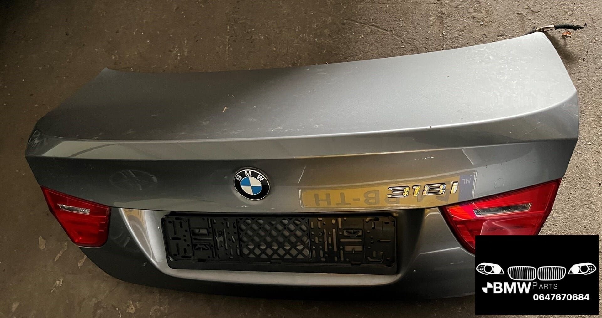 Kofferklep Bmw 3-Serie E90 LCI spacegrau, Arrière, -, Haillon arrière, Utilisé