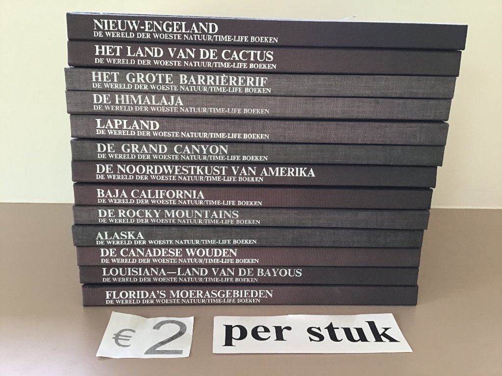 13 boeken : De wereld der woeste natuur/Time-Life, Ophalen of Verzenden, Zo goed als nieuw