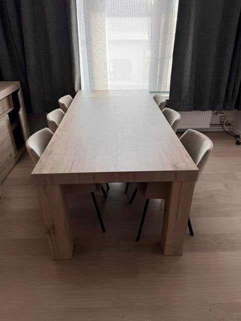 Eettafel, Ophalen, Gebruikt, 100 tot 150 cm, 200 cm of meer