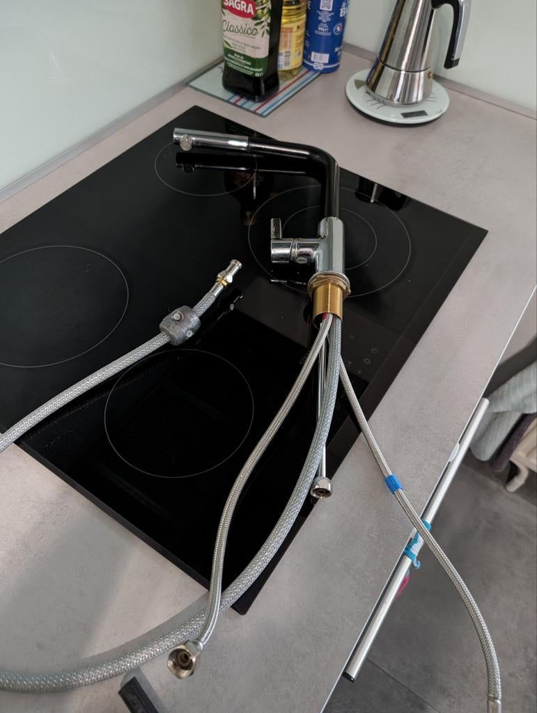 Mitigeur de cuisine avec douchette extensible, Ophalen of Verzenden