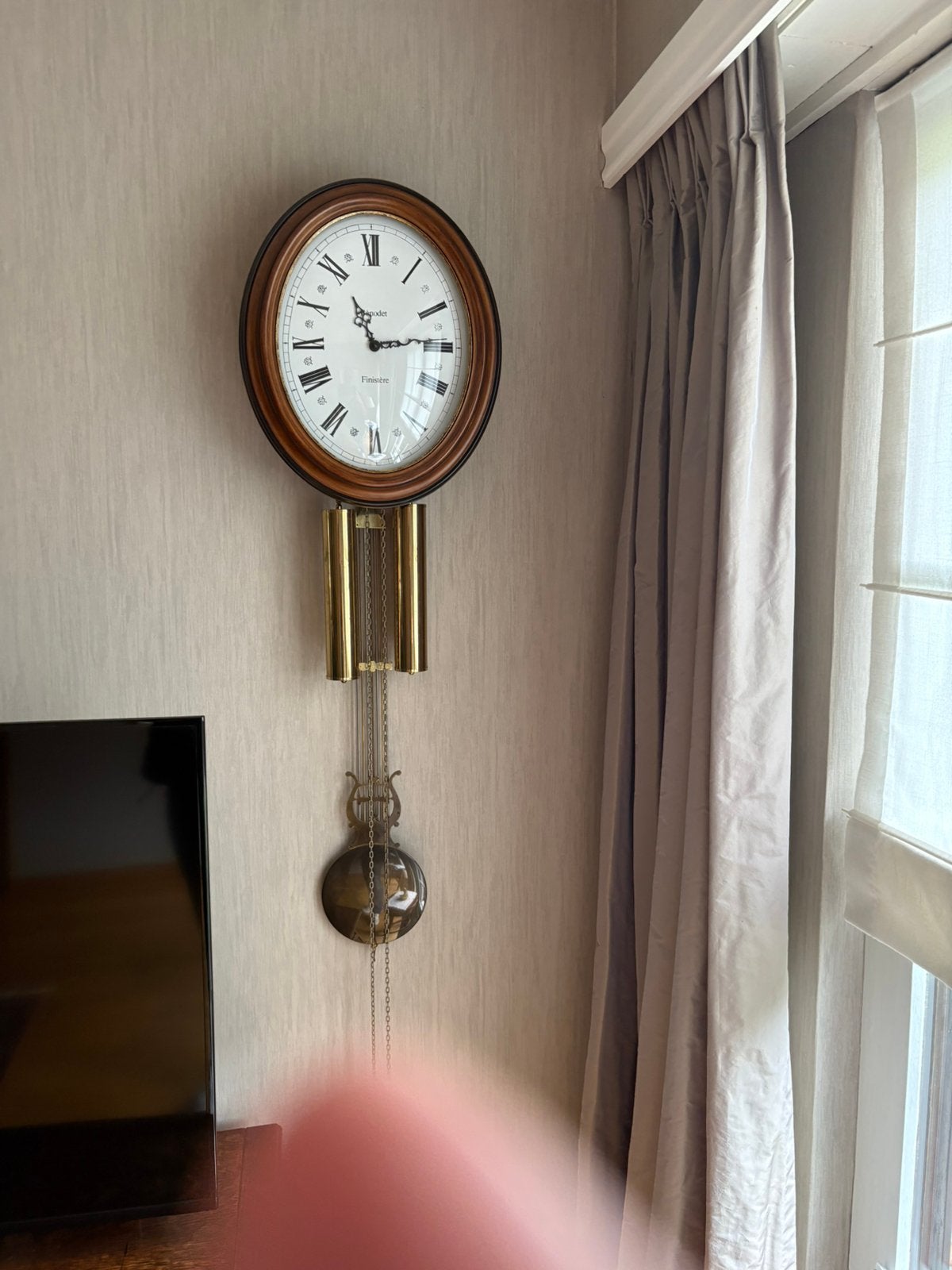 Klok, Ophalen, Met slinger