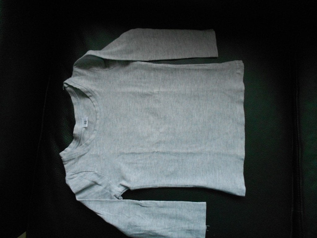 grijze longsleeve mt 92, Kinderen en Baby's, Ophalen of Verzenden, Gebruikt, Jongen of Meisje, Shirt of Longsleeve