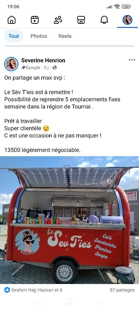 Foodtruck, Articles professionnels, Enlèvement, Autres types
