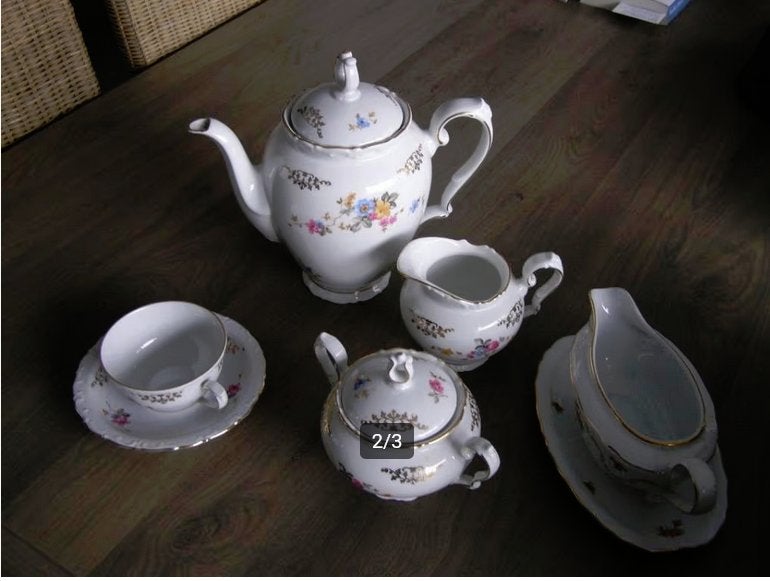 Prachtig 12 delig koffieservies, Ophalen