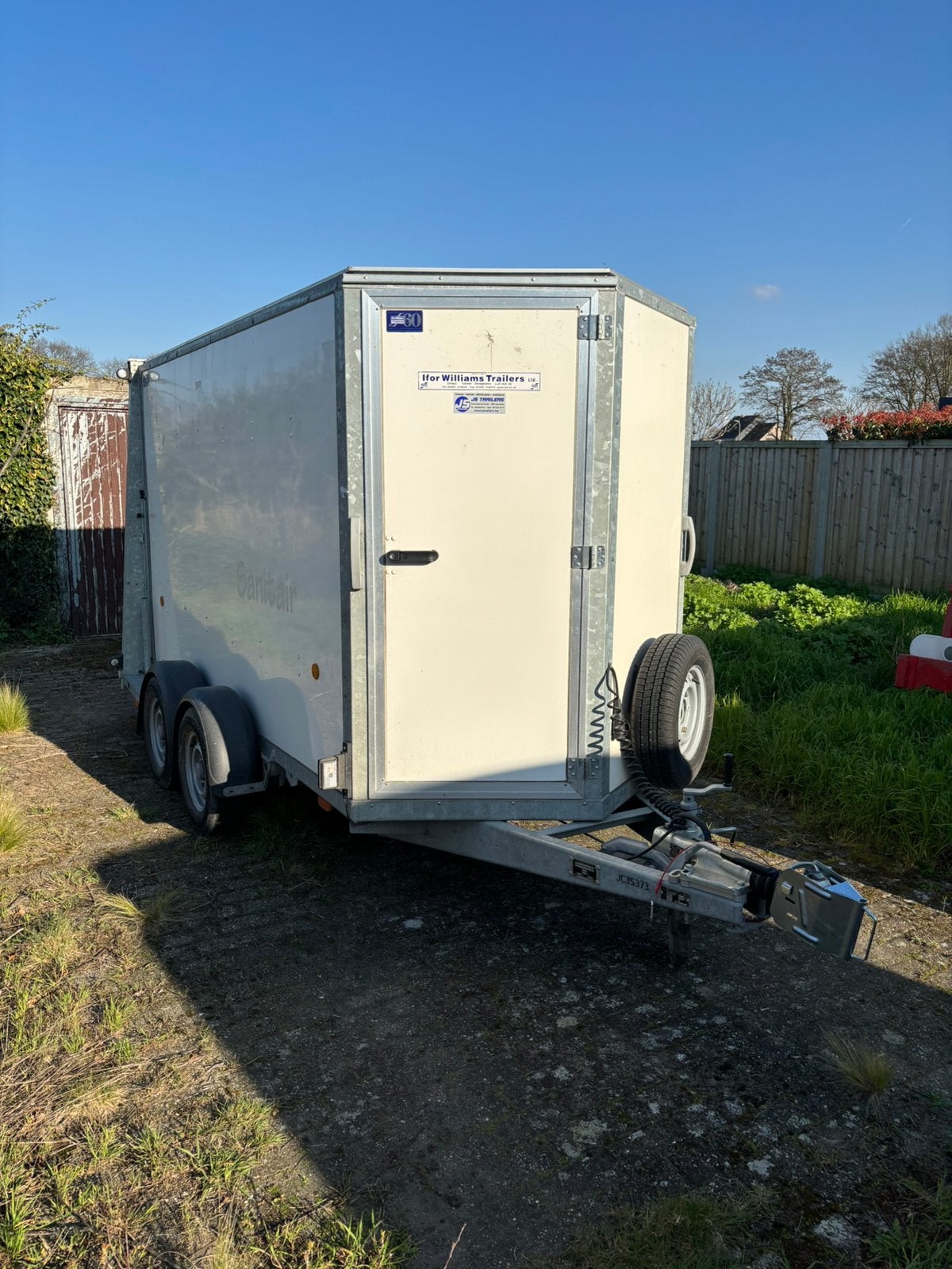 Ifor williams gesloten aanhangwagen, Autos : Divers, Remorques, Enlèvement, Comme neuf