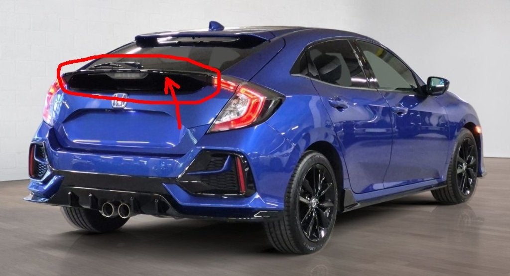 Aileron de hayon NEUF ORIGINAL pour Honda Civic X Hatchback, Enlèvement ou Envoi, Neuf