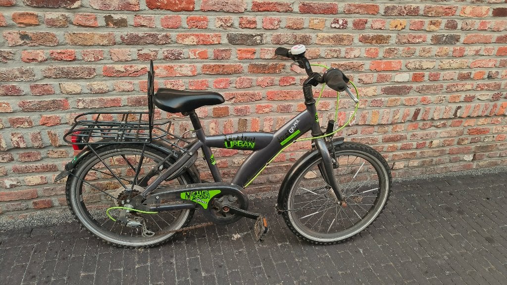 Jongensfiets 20 inch - Urban Grunge, Fietsen en Brommers, Ophalen, Gebruikt, Velgrem, Versnellingen