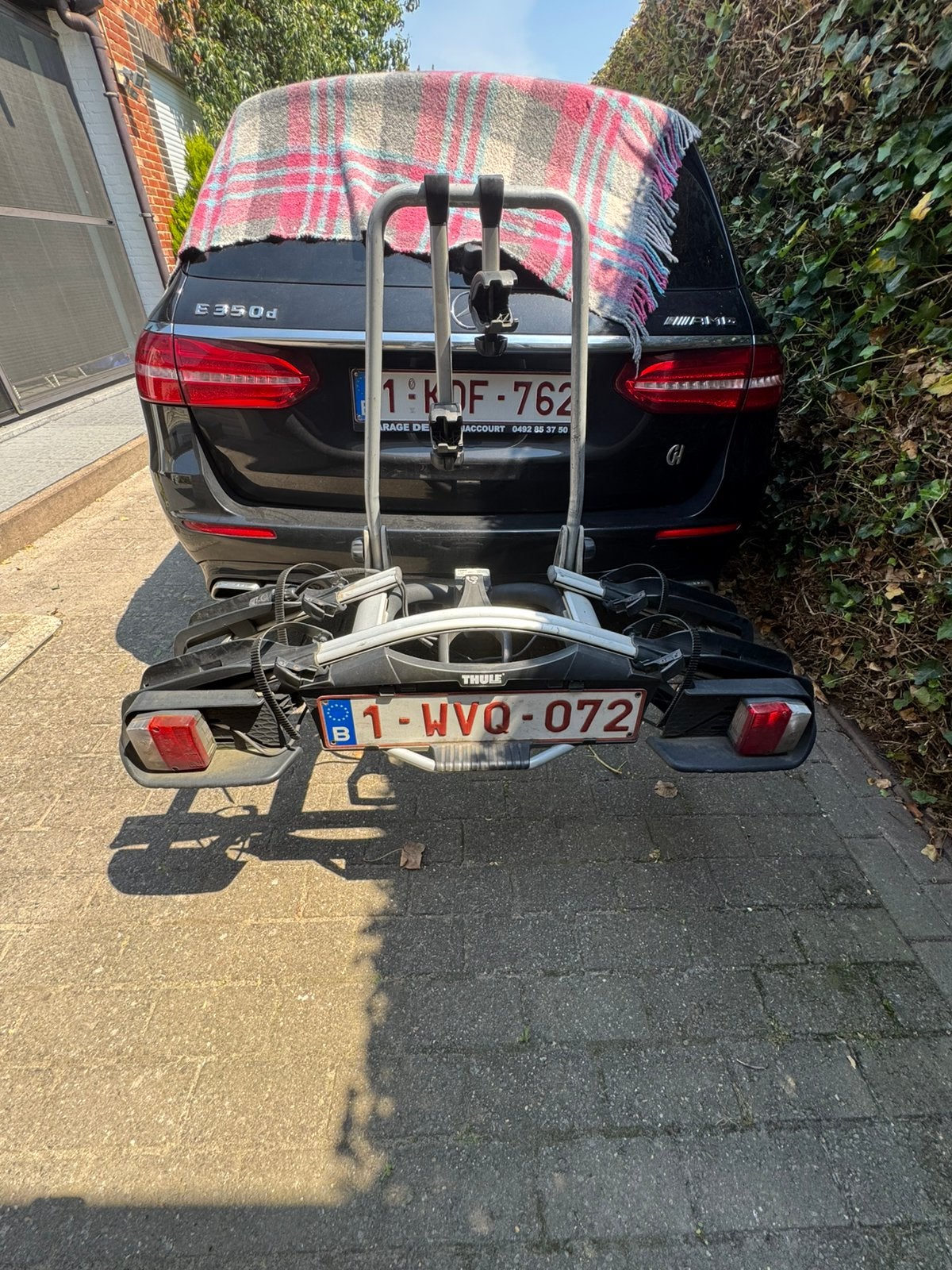 Thule fietsendrager voor 2 fietsen, Ophalen, 2 fietsen, Gebruikt, Trekhaakdrager
