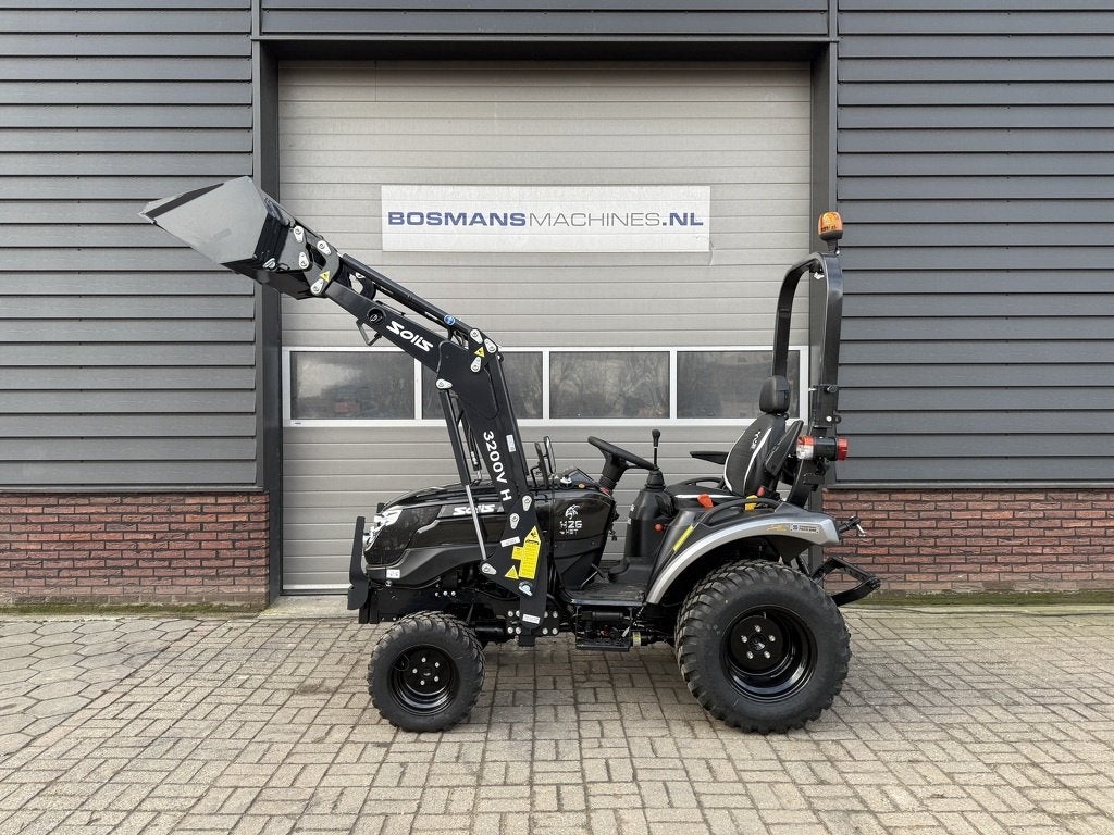 Solis 26 HST BLACK EDITION minitractor NIEUW met frontlader, Neuf, Autres marques, Jusqu'à 2500