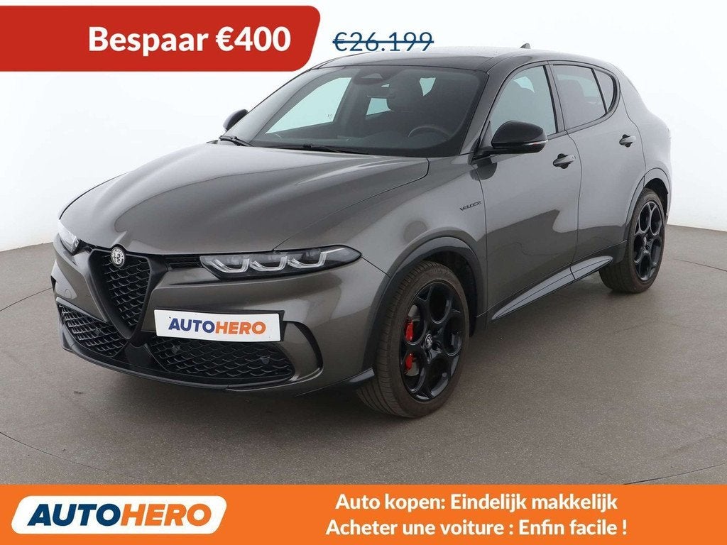 Alfa Romeo Tonale 1.5 VGT Veloce (automatique), Autos, Alfa Romeo, Achat, 1469 cm³, Alcantara, Noir