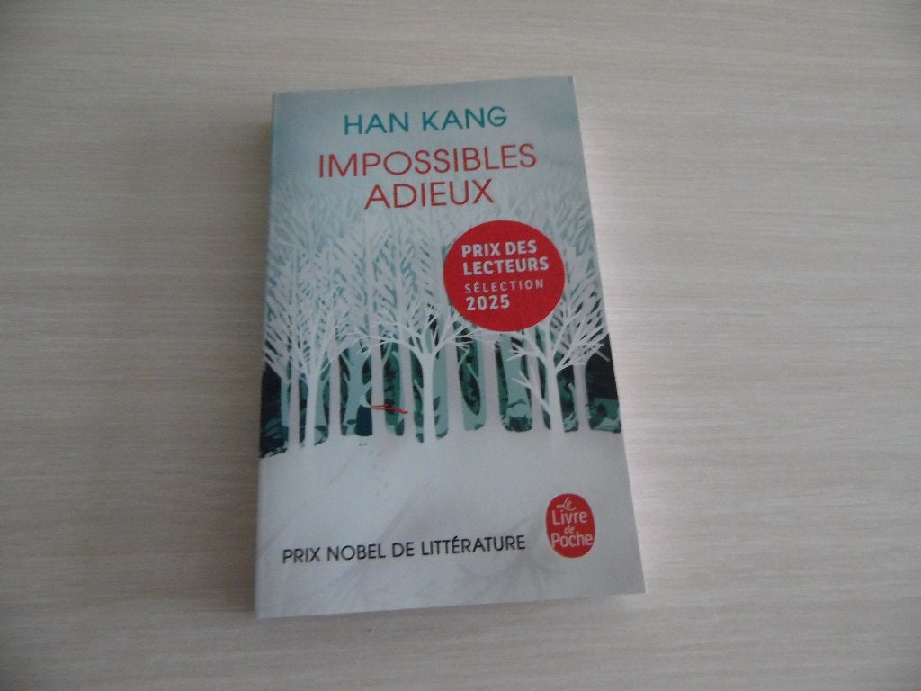 IMPOSSIBLES ADIEUX     HAN KANG, Enlèvement ou Envoi, Comme neuf, Han Kang, Reste du monde