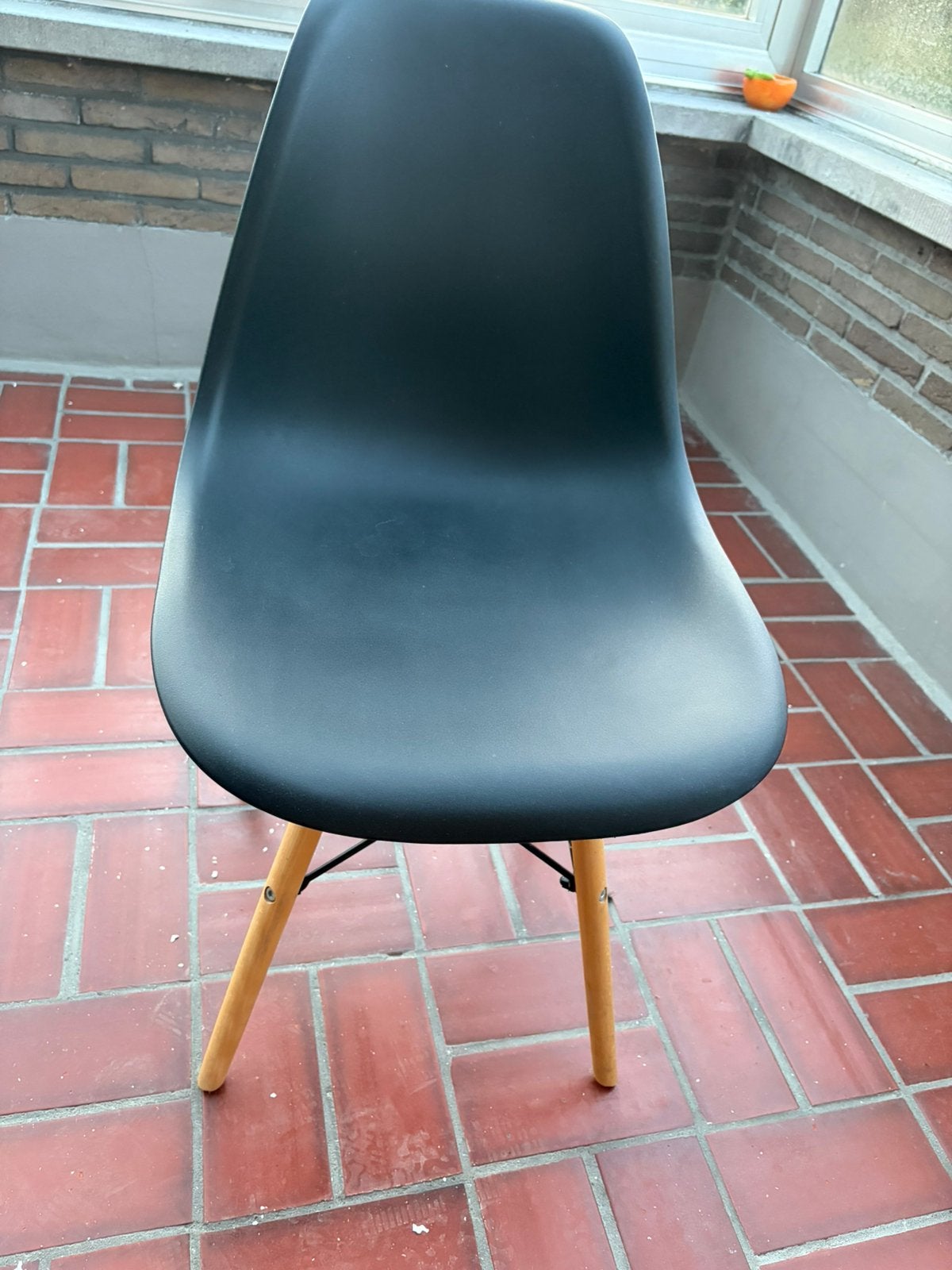 4 stoelen, Ophalen, Zo goed als nieuw, Zwart