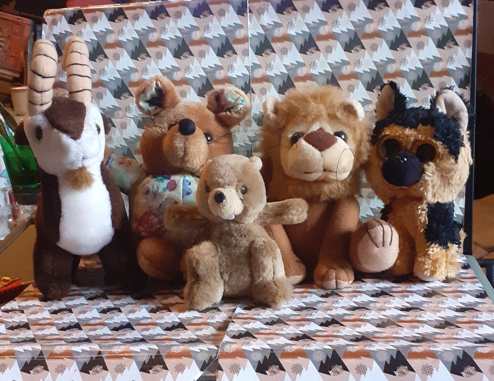 lot de 5 peluches animaux différents, Enfants & Bébés, Jouets | Peluches, Enlèvement ou Envoi, Utilisé