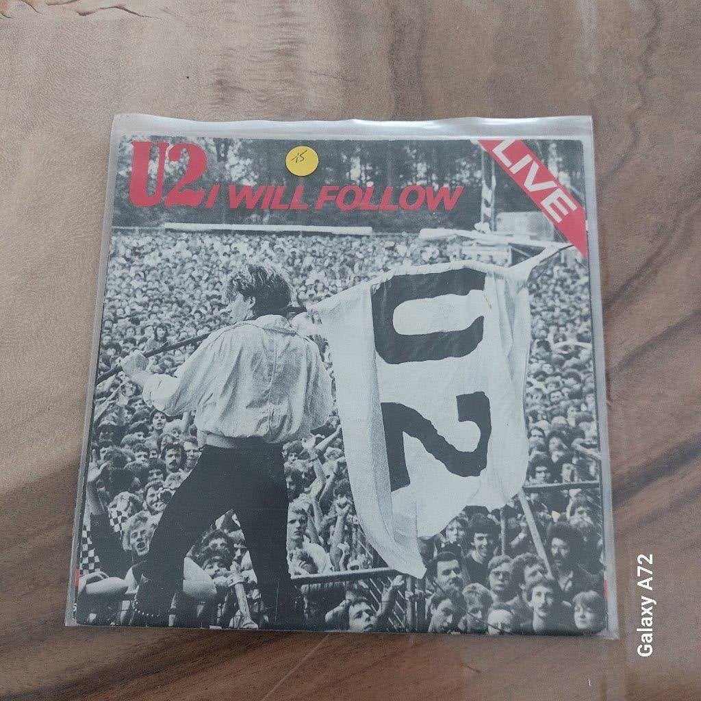 u2 i will follow live, Gebruikt, 7 inch, Ophalen of Verzenden, Rock en Metal