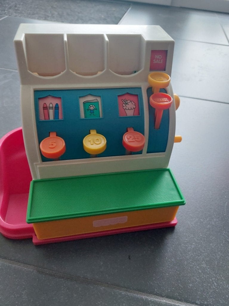 Kassa Fisher Price, Kinderen en Baby's, Ophalen, Zo goed als nieuw