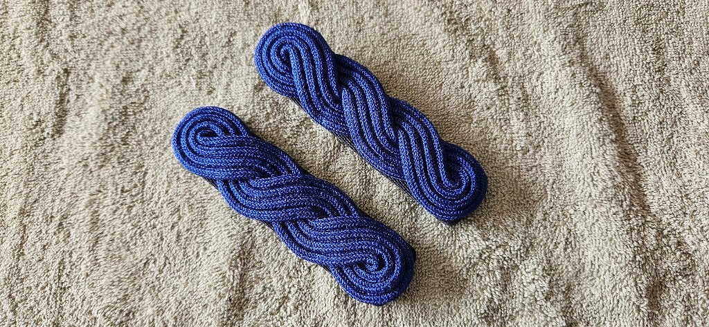 ABL #116 – BLAUWE SCHOUDERSTUKKEN, Verzamelen, Militaria | Algemeen, Ophalen of Verzenden, Luchtmacht, Embleem of Badge