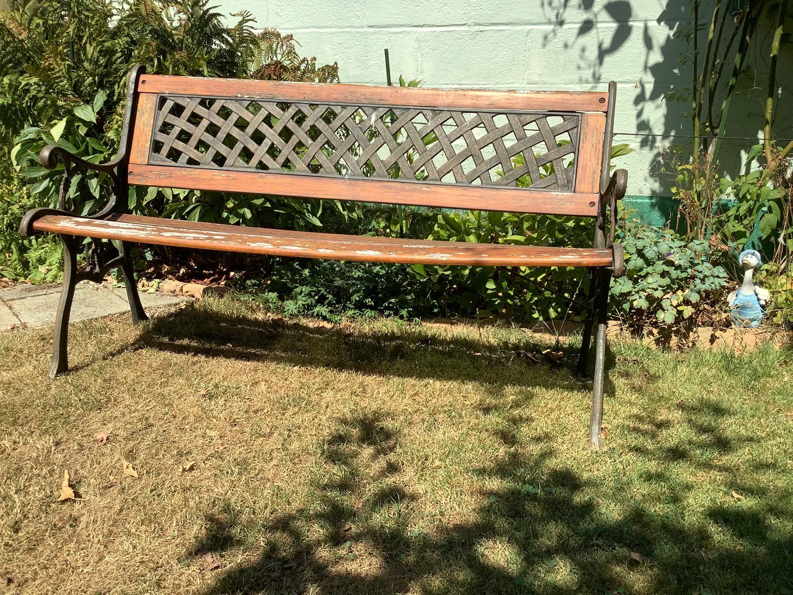Bancs de jardin, Enlèvement, Utilisé