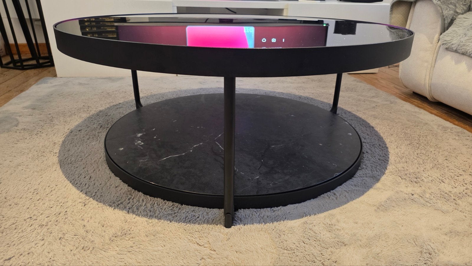 table salon, Enlèvement
