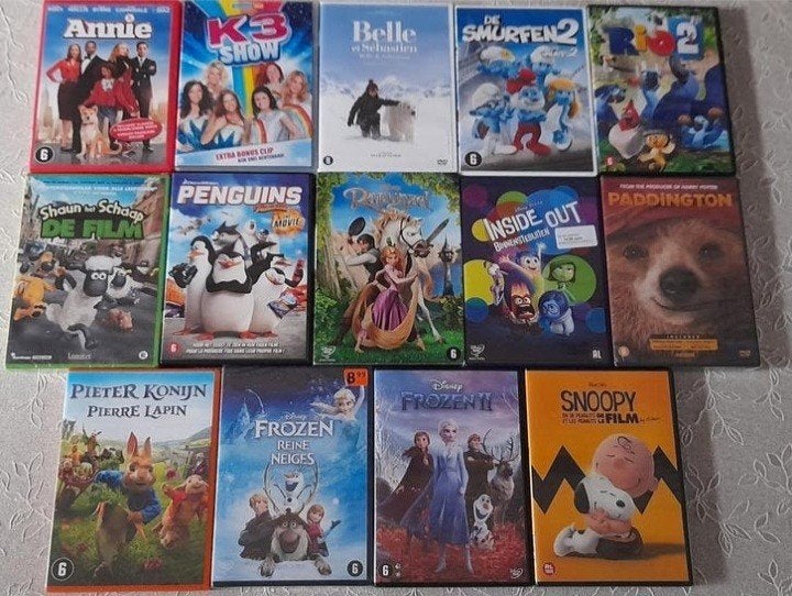 Dvd's kinderen, Cd's en Dvd's, Ophalen