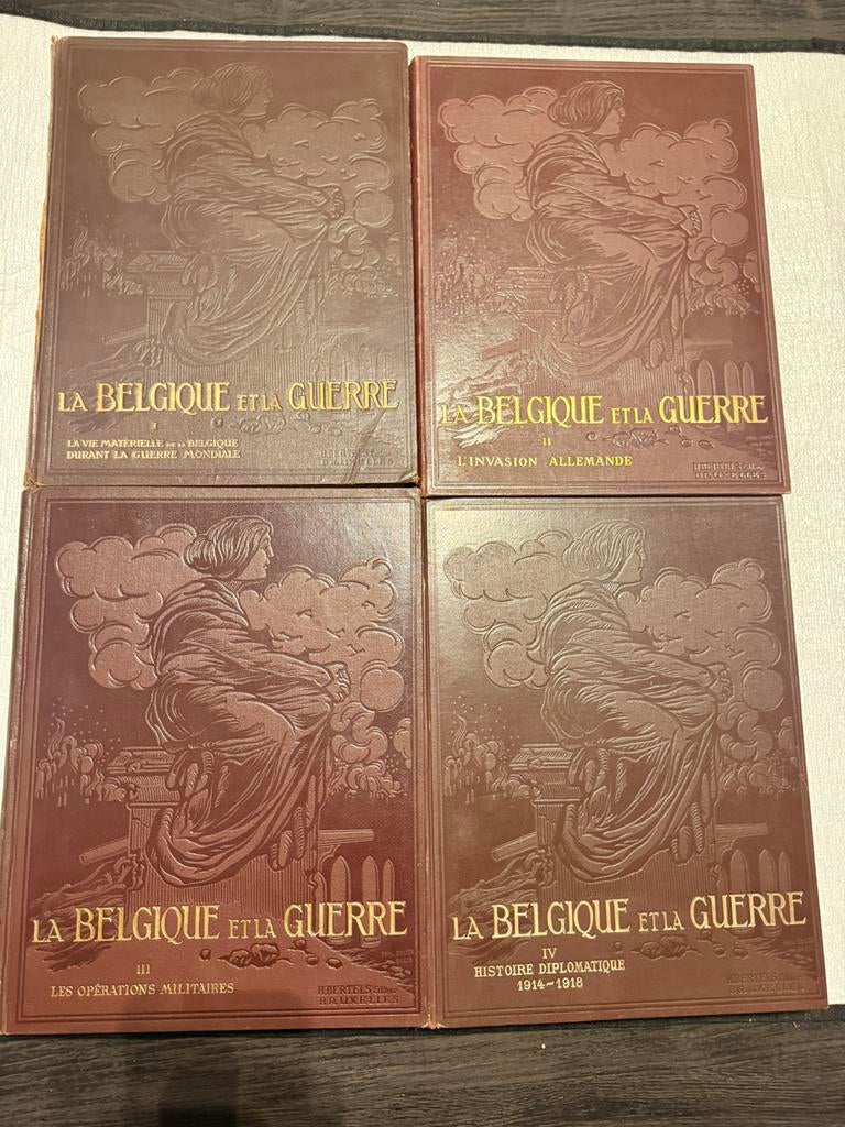 Complete WOI-set “La Belgique et la Guerre” gesigneerd, Enlèvement