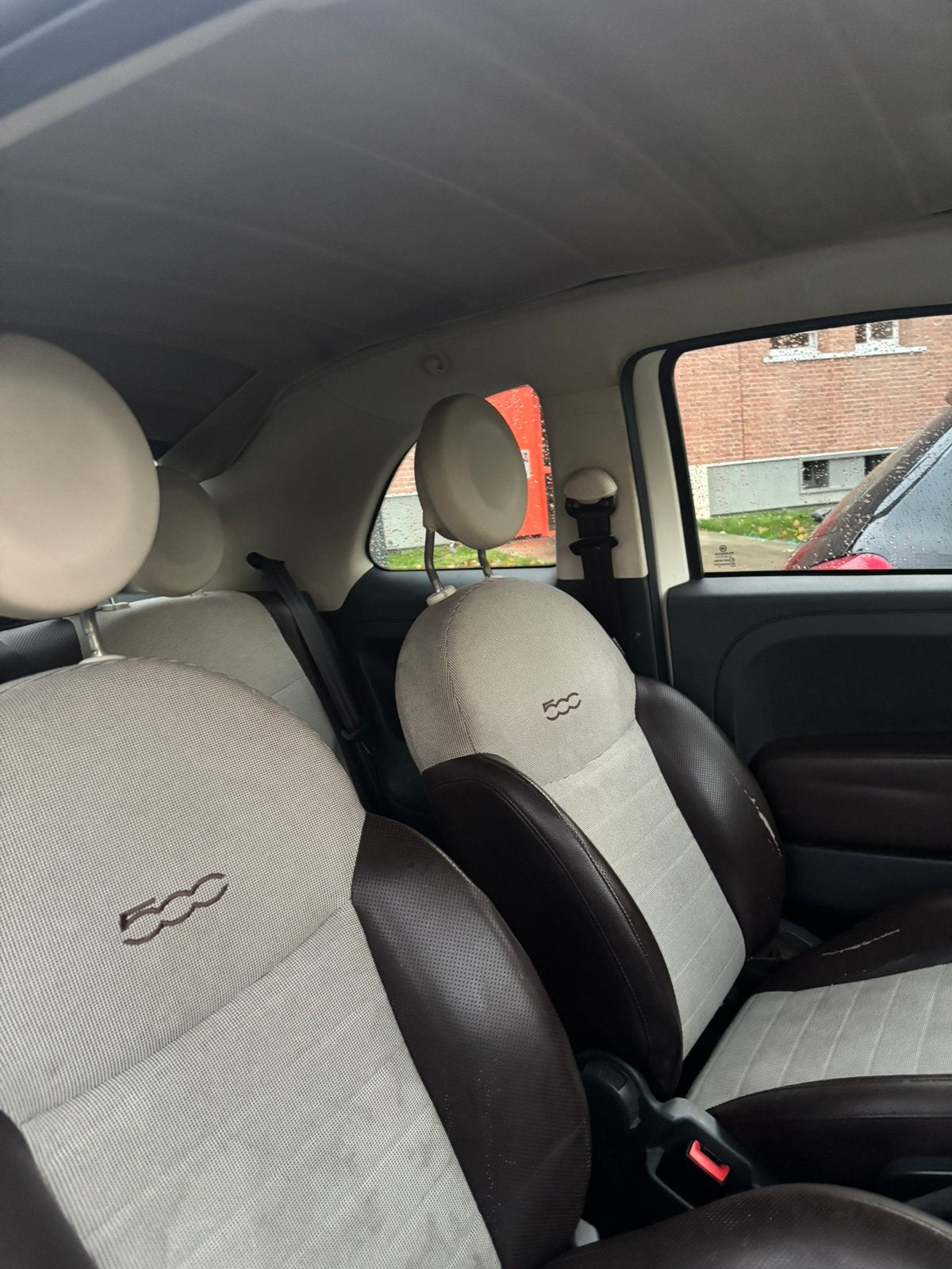 Fiat 500 C, Auto's, Voorwielaandrijving, 4 zetels, Cabriolet, Leder en Stof