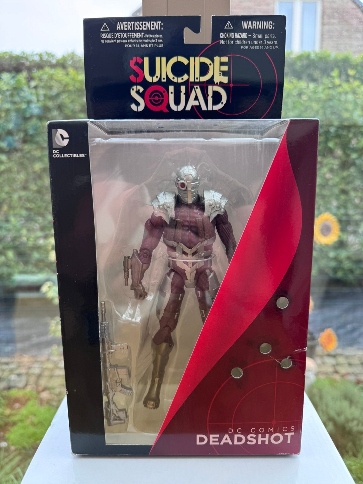 DC Collectibles Deadshot buste 2015 LE + action figure nieuw, Ophalen of Verzenden, Zo goed als nieuw