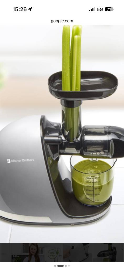 Slowjuicer, Ophalen, Nieuw, Elektrisch, Slowjuicer