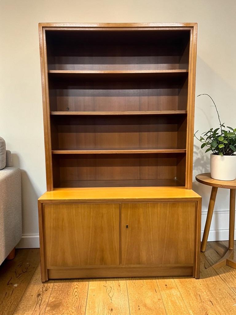 bibliothèque/vitrine/bibliothèque vintage en bois, Enlèvement