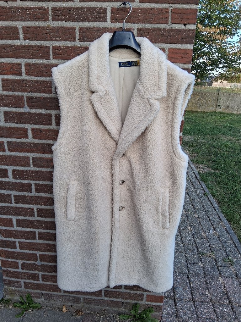 Dames winter vest Polo Ralph Lauren MtXL, Polo ralph lauren, Beige, Maat 46/48 (XL) of groter, Ophalen of Verzenden