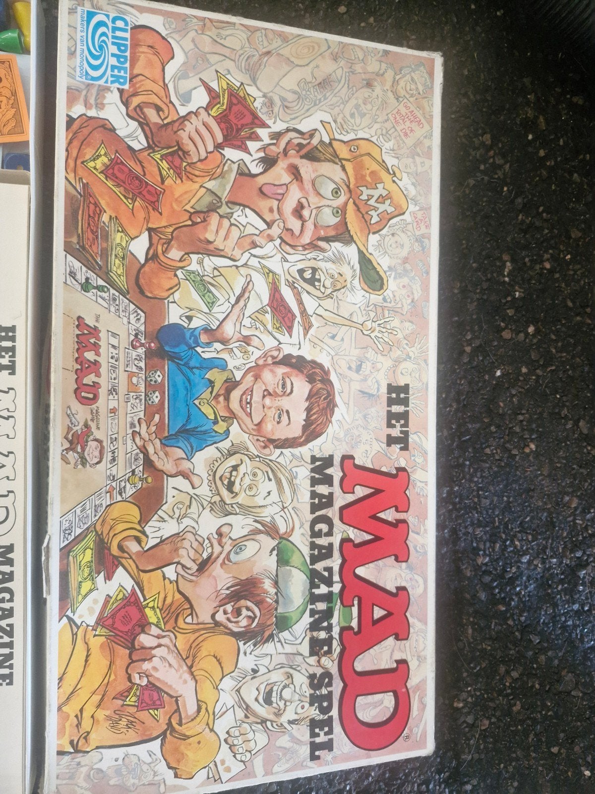 Jeu de plateau Vintage Mad Magazine de 1979 Parker Brothers, Enlèvement