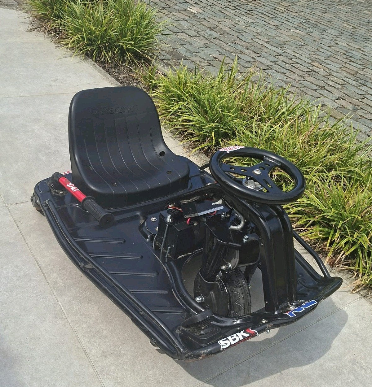 Driftkart, in zeer goede staat! Weg wegens te grote kids, Sports & Fitness, Karting, Enlèvement, Utilisé, Kart