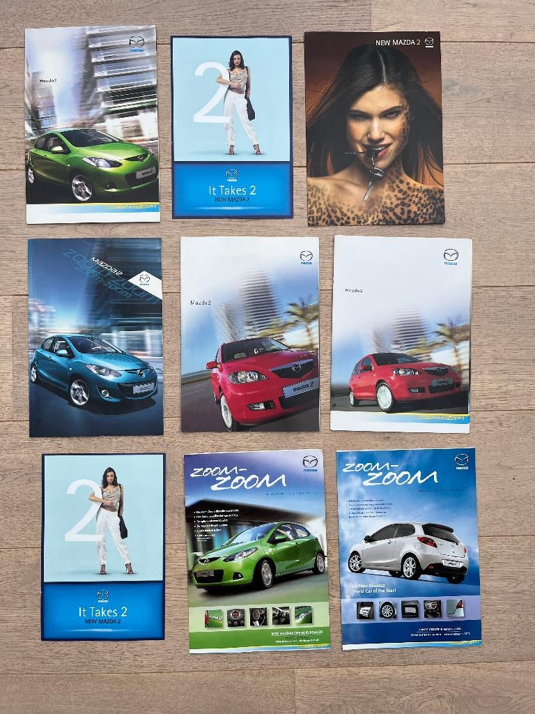BROCHURES MAZDA 2, Livres, Autos | Brochures & Magazines, Enlèvement ou Envoi, Utilisé, Mazda